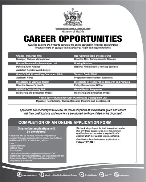 January 11x New Department of Health Vacancies 2024 Apply @www..